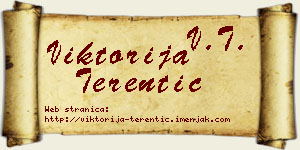 Viktorija Terentić vizit kartica